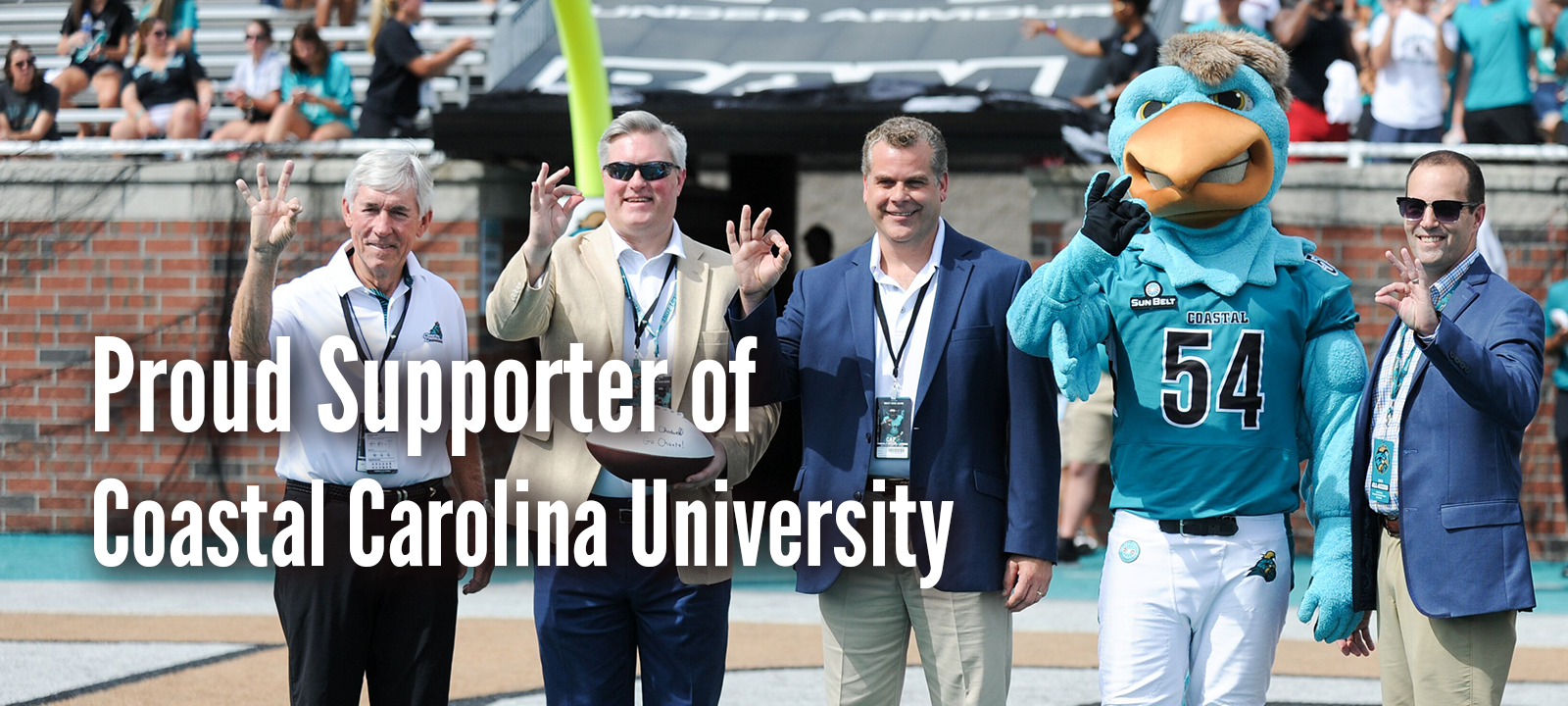 Proud Supporter of Coastal Carolina University Main Banner