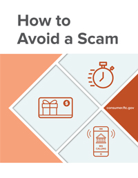 FTC How To Avoid A Scam Brochure Cover