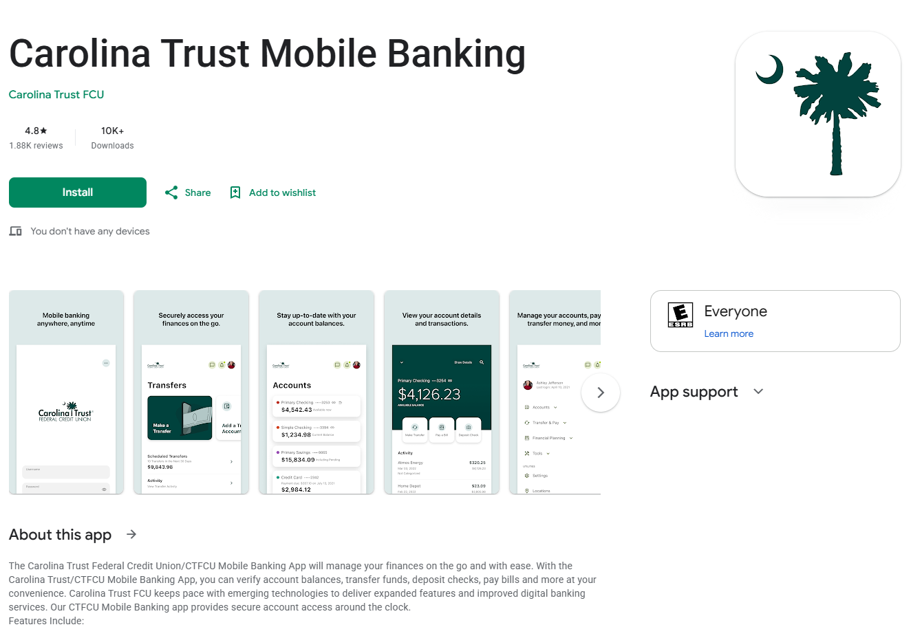 mobile banking google